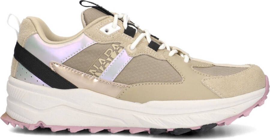 Napapijri Vertic Sneakers Leren Sneaker Dames Beige