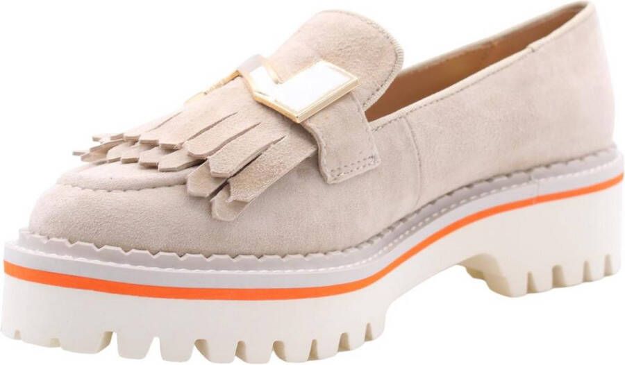 Nathan-Baume Stijlvolle Montmedy Loafers Beige Dames