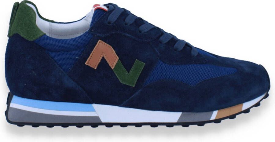 Nathan-Baume Nathan Baume Heren Sneaker Blauw