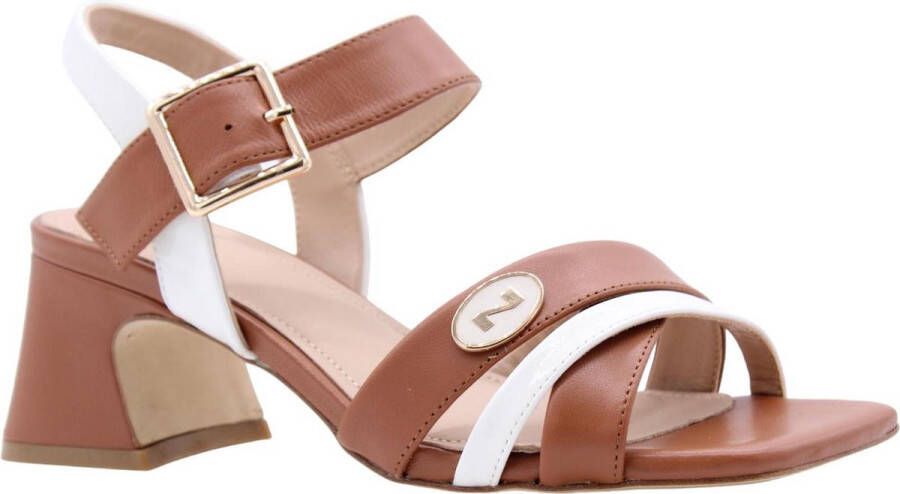 Nathan-Baume Hoge hak sandalen voor vrouwen Brown Dames