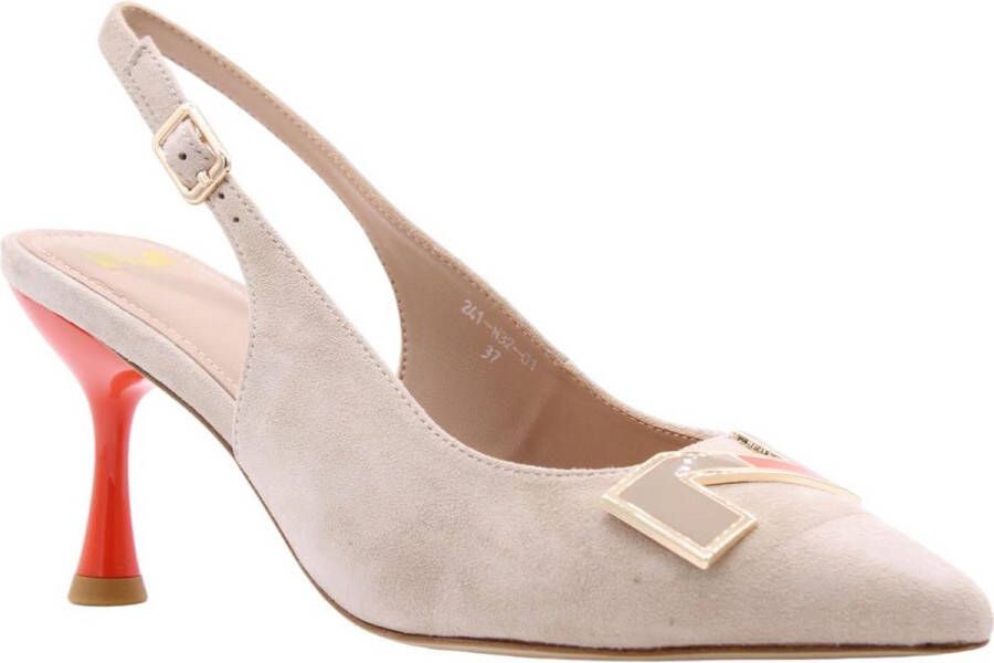 Nathan-Baume Verhoog je stijl met Slingback Pumps Beige Dames