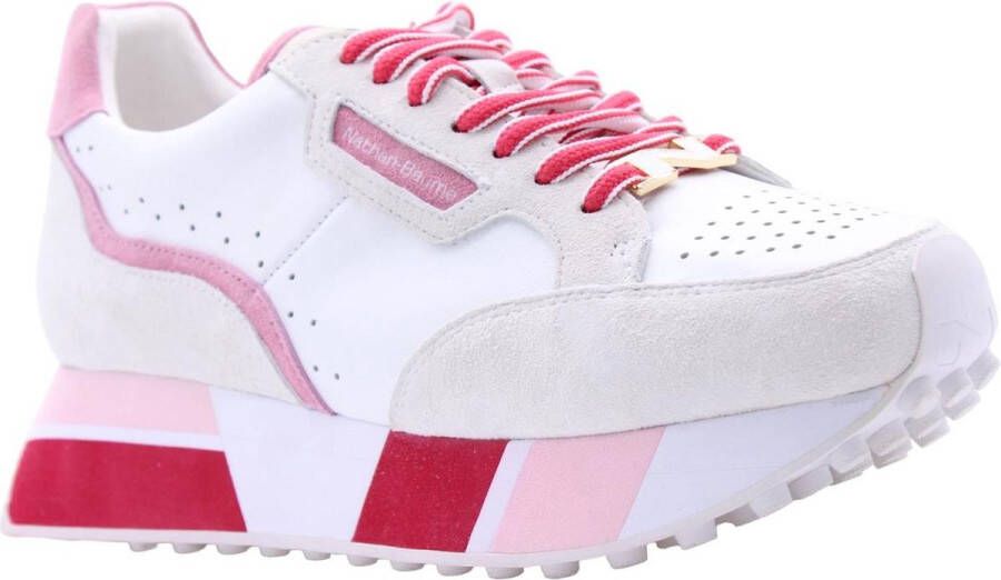 Nathan-Baume Stijlvolle comfortabele sneakers voor vrouwen White Dames