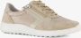 Natuform leren dames sneakers beige Uitneembare zool - Thumbnail 3