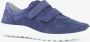 Natuform leren dames sneakers blauw Uitneembare zool - Thumbnail 1