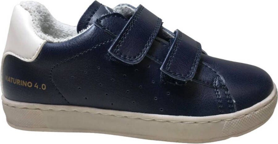 Naturino 4.0 Hasselt Hybri velcro's vegan sneakers Blauw