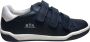 Naturino Cliff 3 velcro's lederen sneakers navy wit - Thumbnail 1