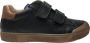 Naturino Eindhoven 2 velcro's bumper lederen sneakers zwart - Thumbnail 2