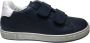 Naturino Hasselt velcro lederen sneakers navy-bianco - Thumbnail 1