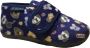 Naturino velcro huisdieren velvet pantoffel blauw - Thumbnail 3