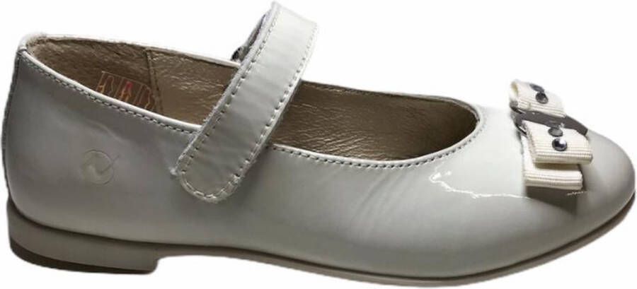 Naturino velcro strik ballerina 2385 lak gebroken wit