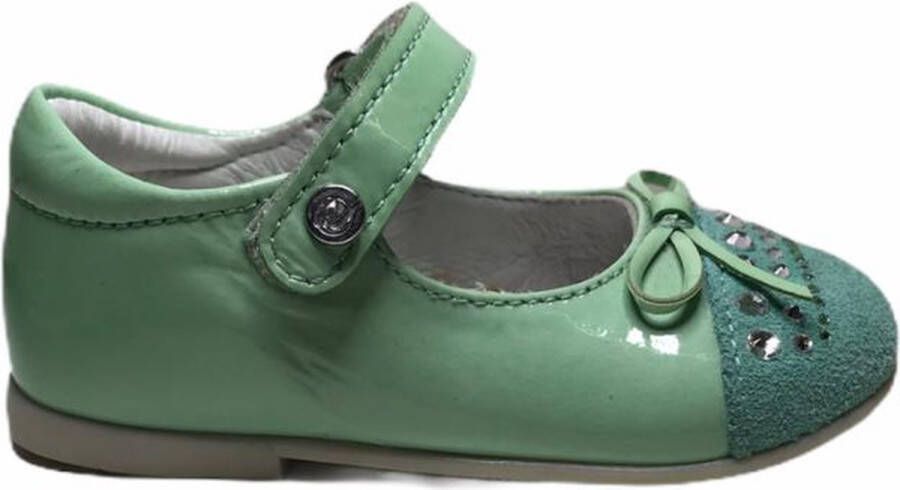 Naturino velcro swarovski ballerina 8760 lak mint groen