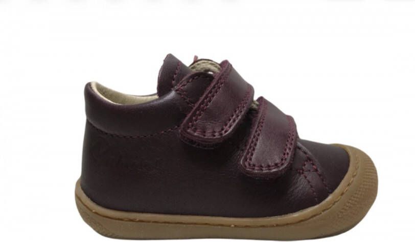 Naturino velcro's bumper lederen sneakers Cocoon bordeaux