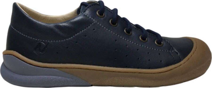 Naturino veter bumper lederen sneakers Gabby navy blauw - Foto 1