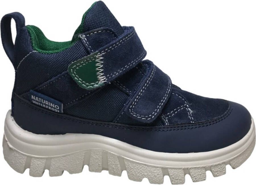 Naturino Waterproof Gettie velcro's lederen winter bottine navy