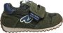 Naturino Waterproof Sammy velcro blauwe logo warme sportieve lederen sneakers groen - Thumbnail 2