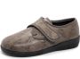 Neles Dames Pantoffel Stretch 61802 Taupe - Thumbnail 1