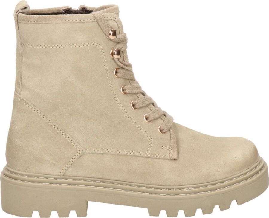 Nelson dames veterboot Beige