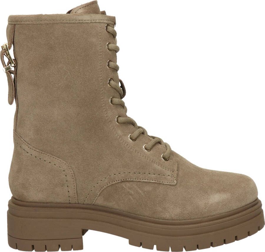 Nelson suède veterboots beige