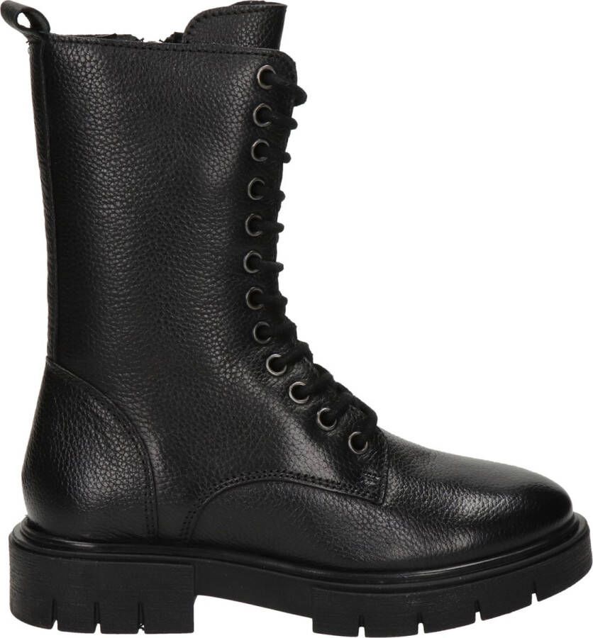 Nelson Kids meisjes veterboot Zwart