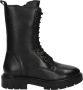 Nelson Kids leren veterboots zwart Meisjes Leer 31 - Thumbnail 2