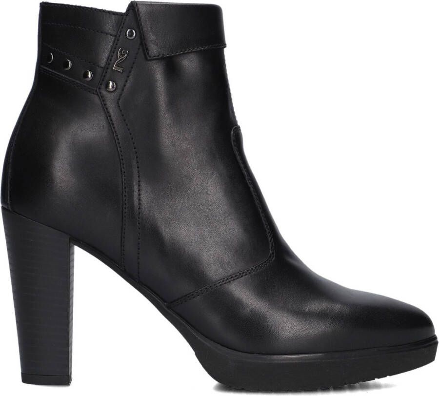 Nero Giardini 11210 Enkellaarsjes Enkelboots met rits Dames Zwart