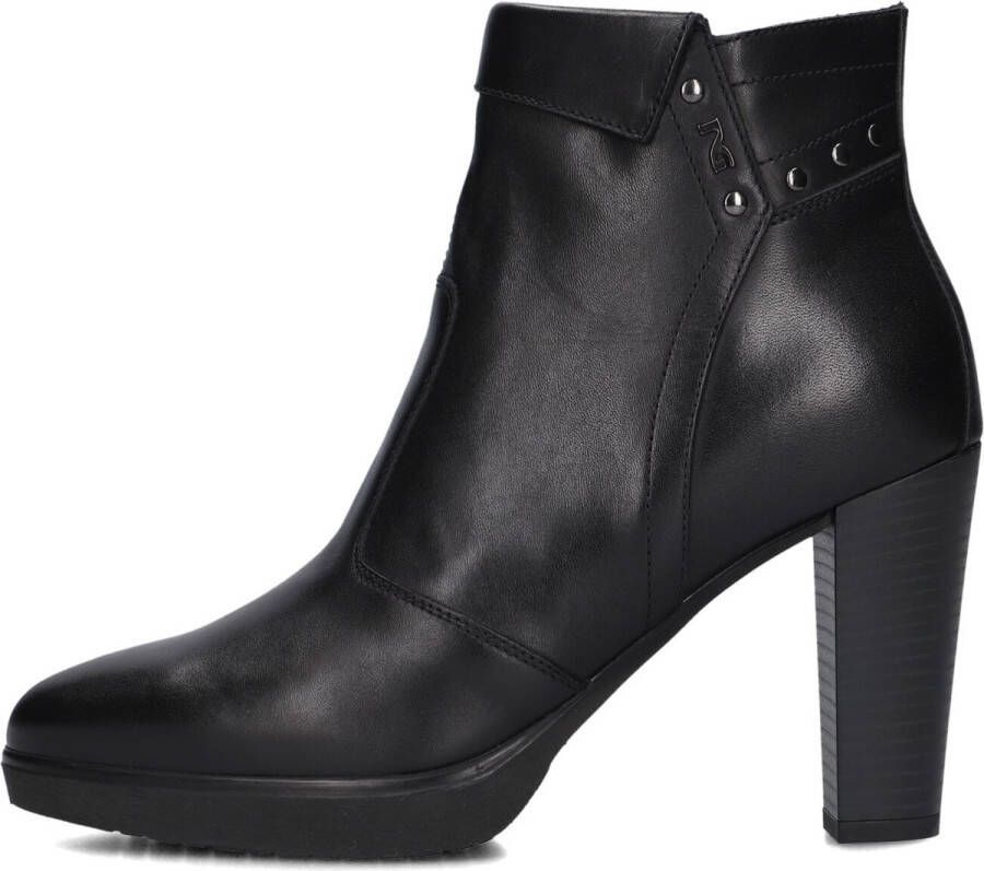 Nero Giardini 11210 Enkellaarsjes Enkelboots met rits Dames Zwart