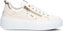 Nerogiardini Leren Sneakers met Veters en Ritssluiting White Dames - Thumbnail 3