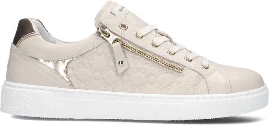 Nero Giardini 513001 Sneakers Leren Sneaker Dames Beige