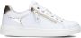 Nerogiardini Leren sneakers met vetersluiting en rits White Dames - Thumbnail 1