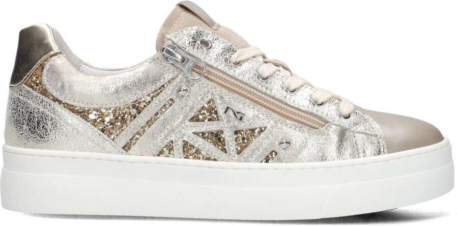 Nero Giardini 513010 Sneakers Leren Sneaker Dames Goud