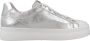 Nero Giardini 513010 Sneakers Leren Sneaker Dames Zilver - Thumbnail 3