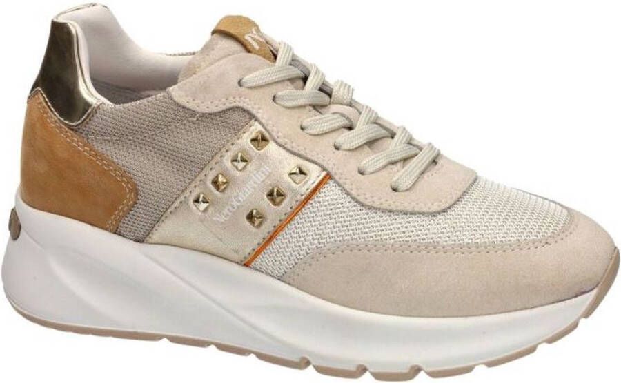 Nerogiardini Beige Stijlvolle Sneakers voor Vrouwen Beige Dames