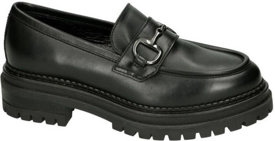 Nerogiardini Zwarte Leren Blokhak Schoenen Black Dames - Foto 2