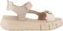 Nerogiardini Platform Sandalen voor Vrouwen Beige Dames - Thumbnail 4