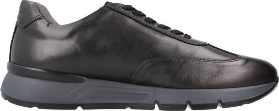 Nerogiardini Leren Heren Sneakers Vetersluiting Black Dames