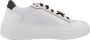 Nerogiardini Elegante Veterschoen Sneaker met Gouden Accenten White Dames - Thumbnail 1