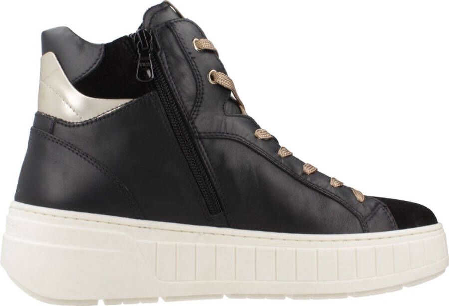 Nerogiardini Leren Dames Sneakers Modern Veelzijdig Black Dames