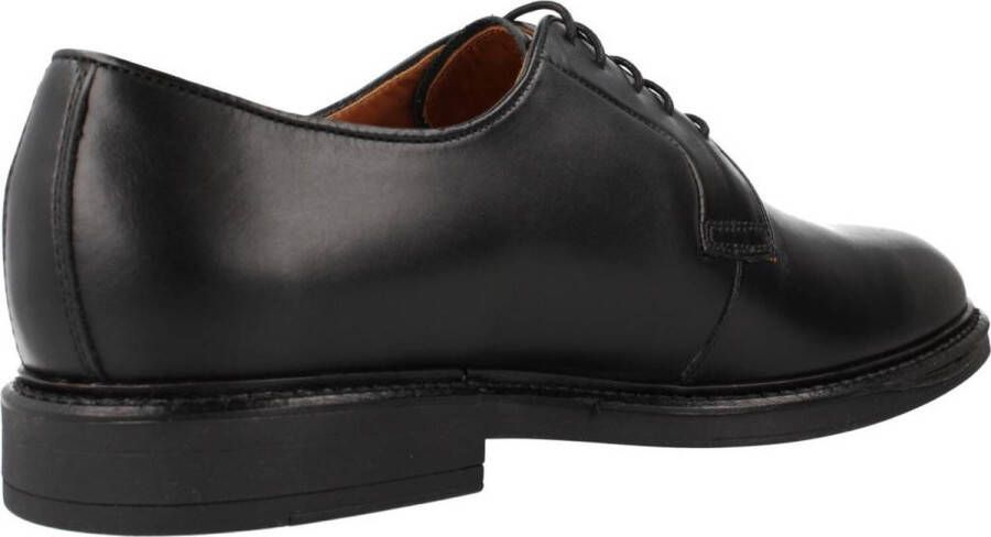 Nerogiardini Leren Herenschoenen met Veters Black Heren