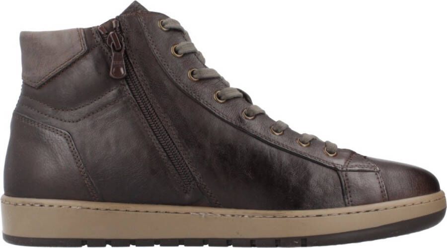 Nerogiardini Heren sneakers van hoogwaardig leer Brown Heren