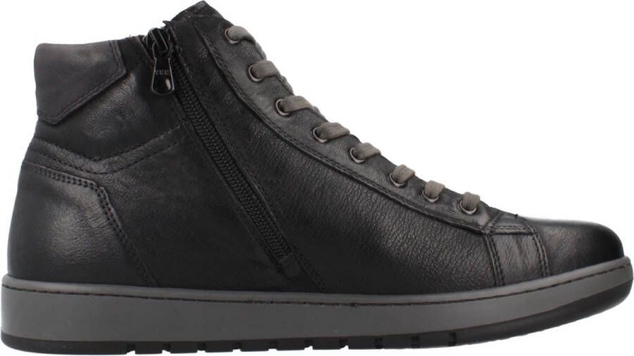 Nerogiardini Hoogwaardige leren sneakers voor heren Black Heren