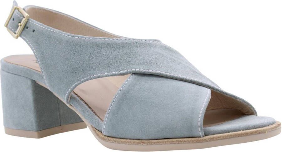 Nerogiardini Hoge hak sandalen voor vrouwen Gray Dames