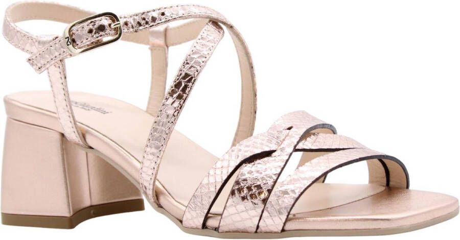 Nerogiardini Luxe Strass Sandalen voor speciale gelegenheden Beige Dames