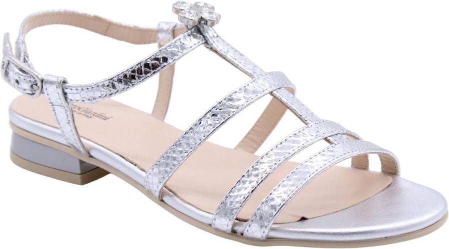 Nerogiardini Luxe Strass Sandalen voor speciale gelegenheden Beige Dames