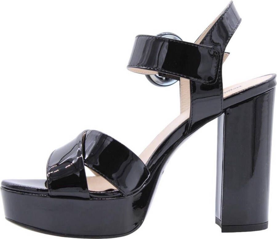Nerogiardini Zwarte hoge hak sandalen Elegant ontwerp Black Dames