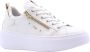 Nerogiardini Leren Sneakers met Veters en Ritssluiting White Dames - Thumbnail 1