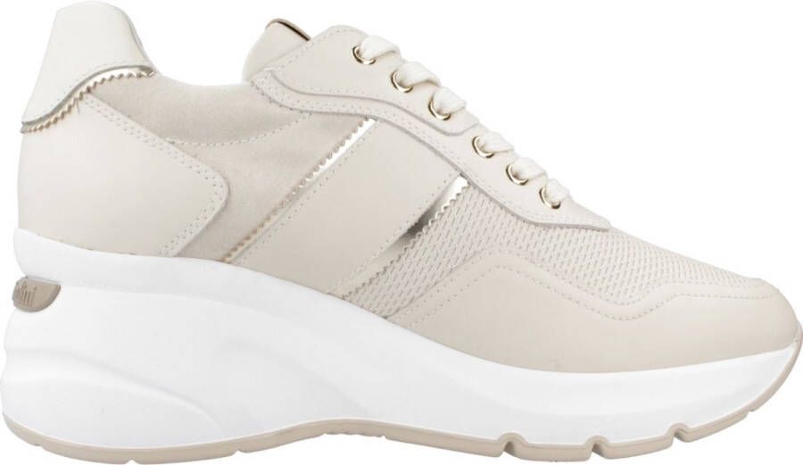 Nerogiardini Enya Sneaker Stijlvol en Comfortabel Beige Dames