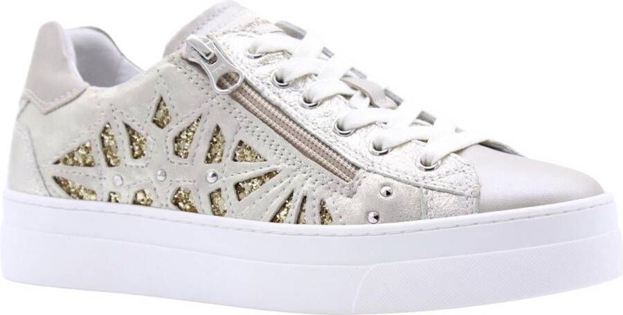 Nerogiardini Damesneakers Stijlvol en comfortabel Beige Dames