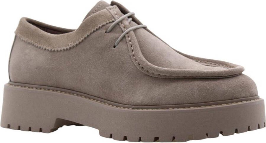 Nerogiardini Leren Veterschoenen voor Dames Beige Dames - Foto 1