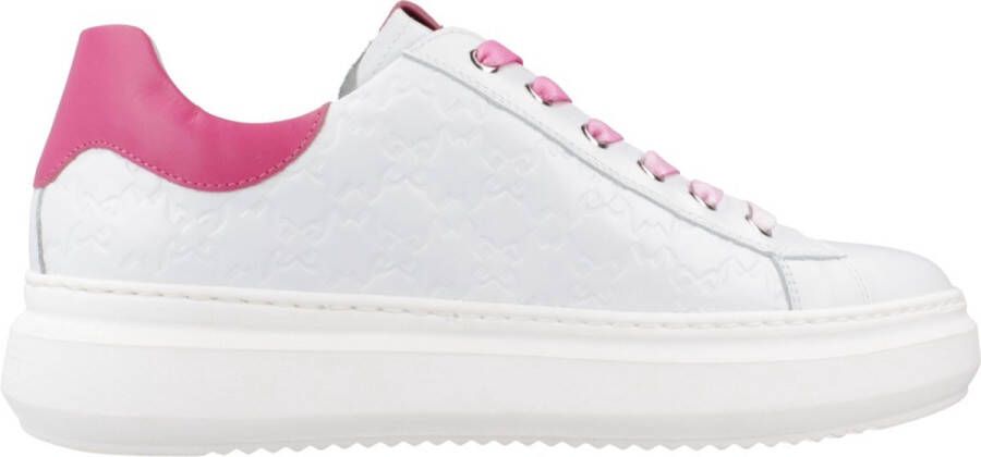 NeroGiardini Sneakers Skipper Wit Skipper Wit Yucon Fuchsia Pu.Riola Streetwear Vrouwen