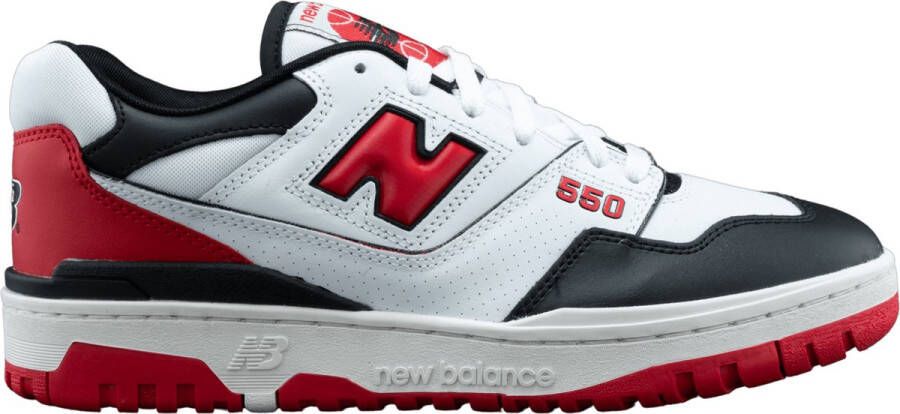 New Balance 550 White Red Black BB550HR1 1 2 ZWART Schoenen